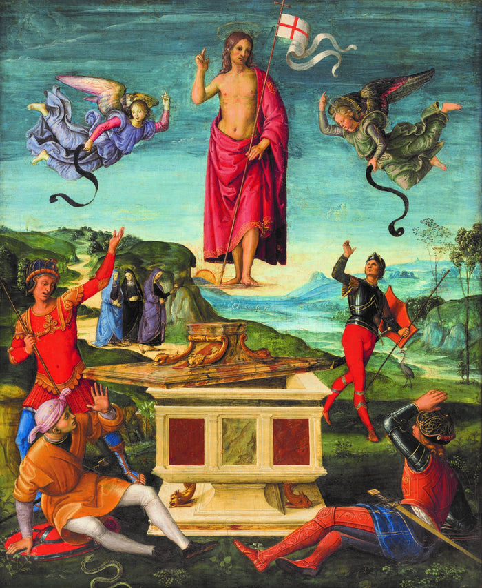 De opstanding van Christus, 1499-1502 - Raphaël