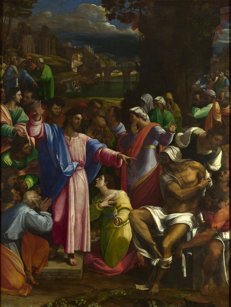 Opstanding van Lazarus - Sebastiano del Piombo