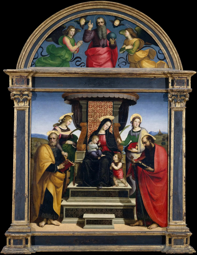 Retabel met kolommen - Raphael Sanzio