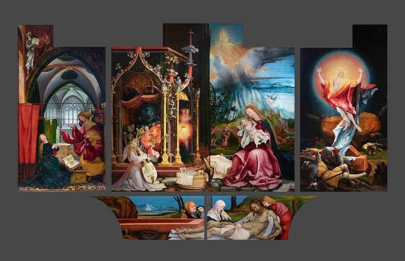Issenheim-altarpiece eerste opening - Matthias Grünewald