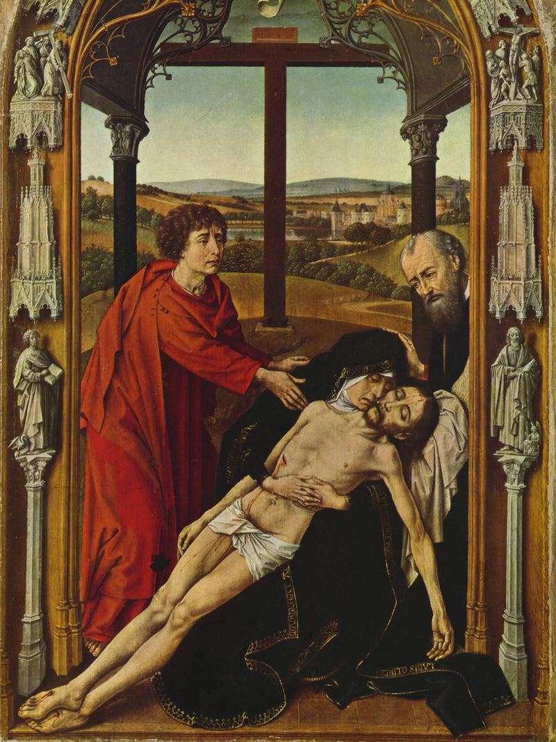 Kapelaltaar van de Koninklijke Kapel: Lamentatie - Juan de Flandes