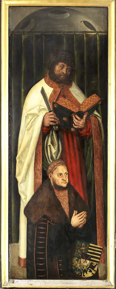 Altarpiece van de Sint-Catharinakerk in Zwickau [linker zijvleugel] - Lucas Cranach de Oude