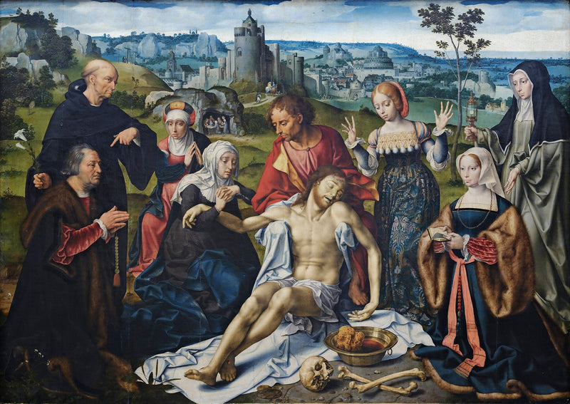 Afscheidsbeeld van Christus: De Droefheid - Joos van Cleve