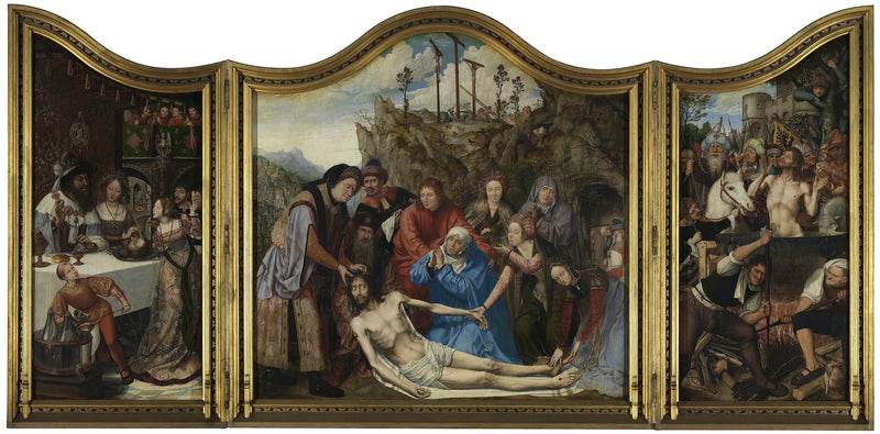 Altarpiece van de Gilde van de Timmerlieden - Quentin Metsys