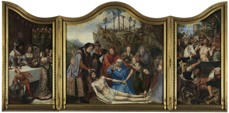 Altarpiece van de Gilde van de Timmerlieden - Quentin Metsys