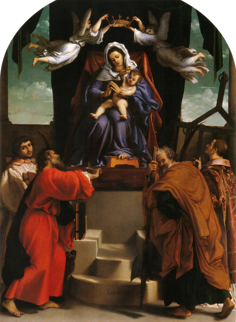 Retabel van de halberd - Lorenzo Lotto