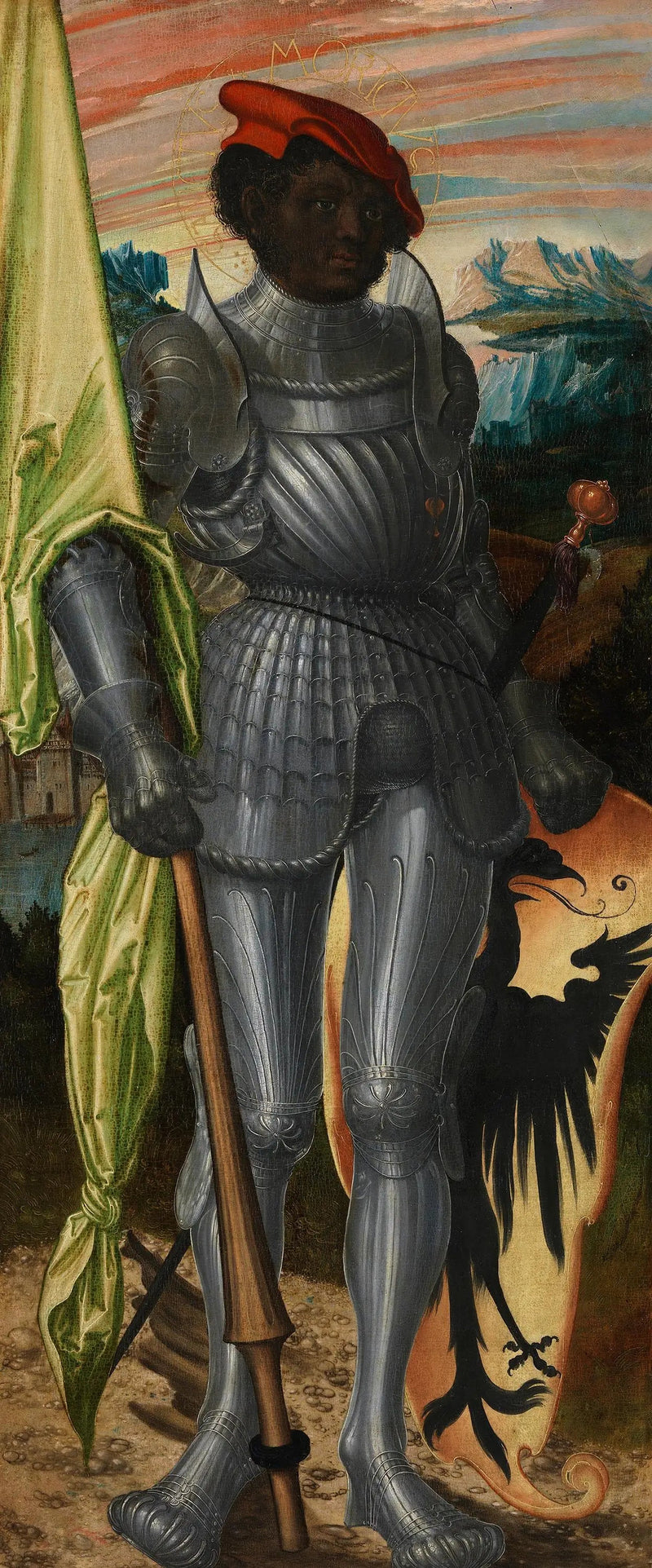 Retabel van Pfirtscher: Sint-Mauritius - Lucas Cranach de Oudere