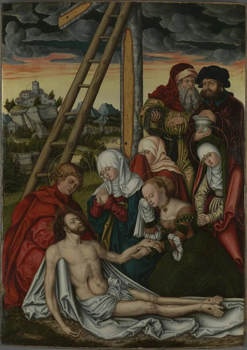 Retabel van Pierre en Paul: De rouw van Christus - Lucas Cranach de Oude