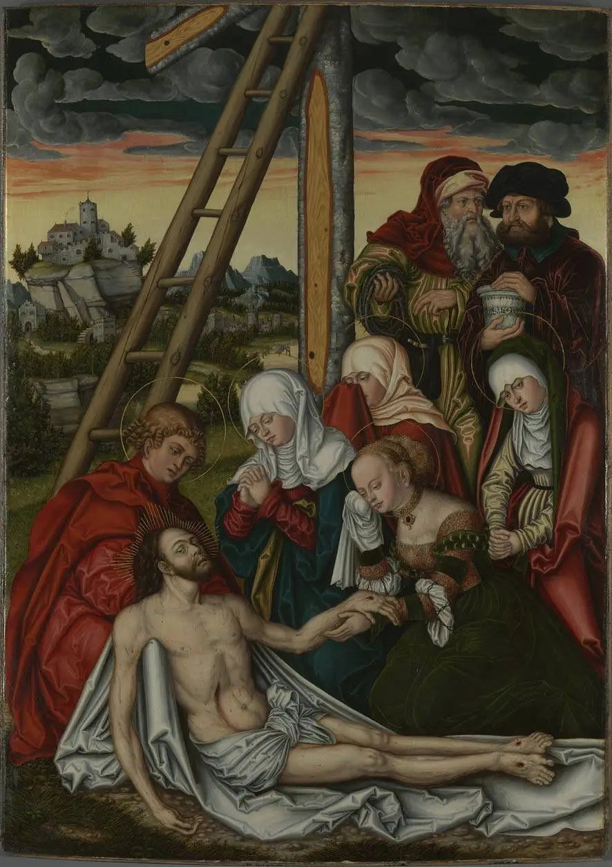 Retabel van Pierre en Paul: De rouw van Christus - Lucas Cranach de Oude