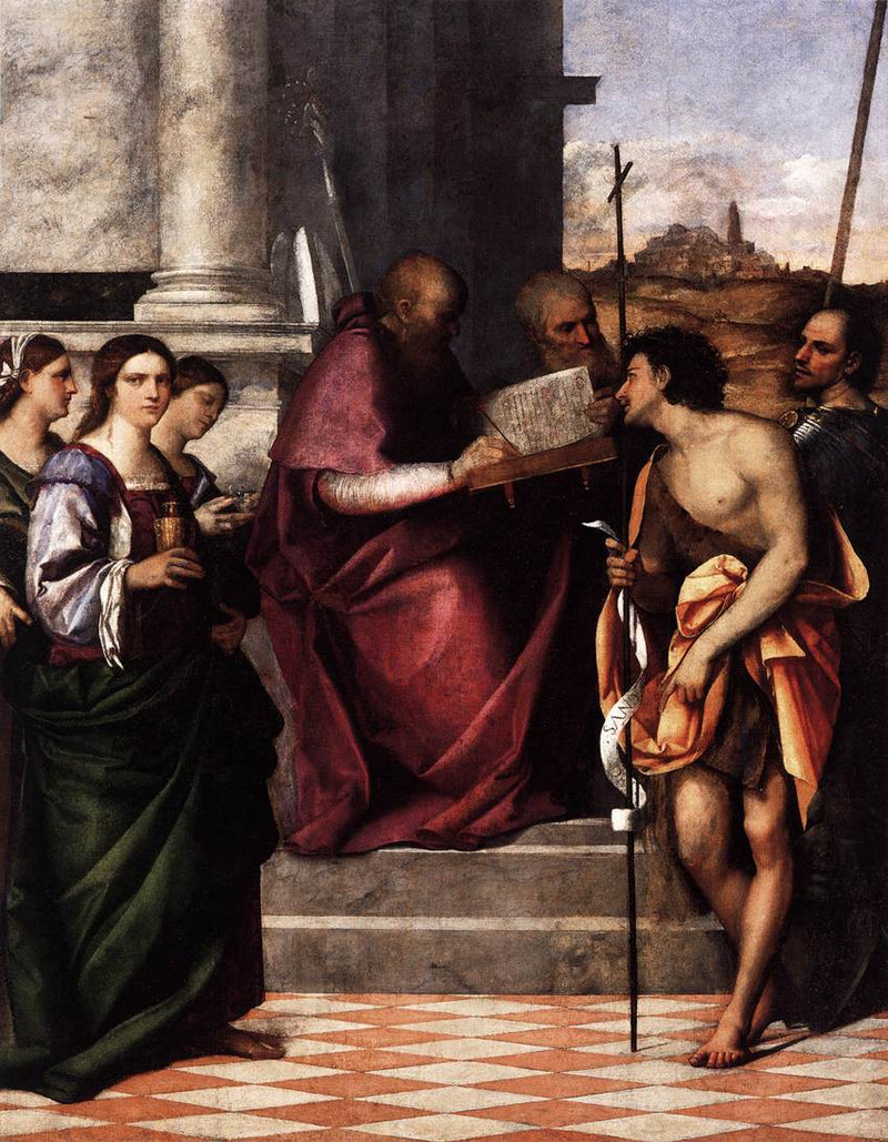 Retabel van Sint-Jan-Chrysostomos - Sebastiano del Piombo
