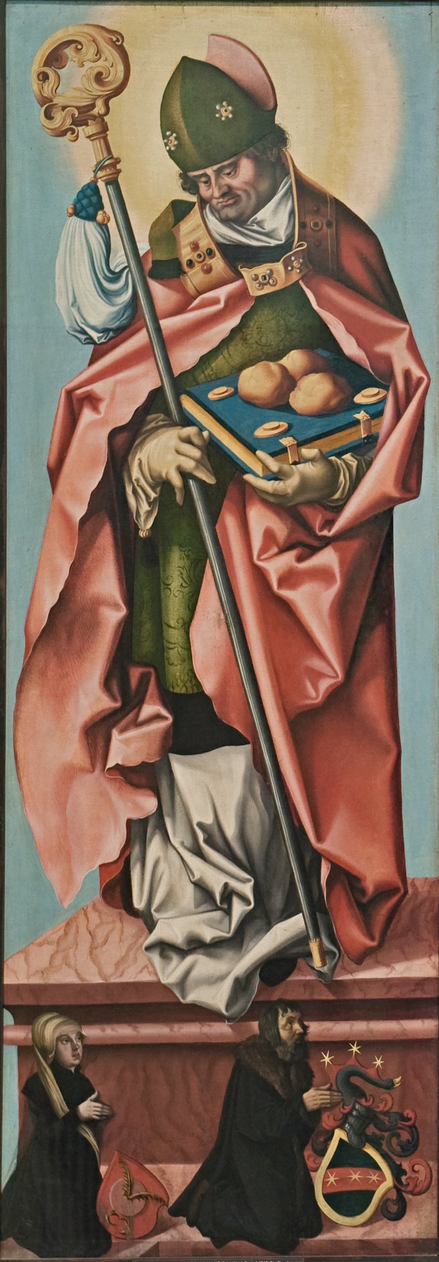 Retabel van Sint Jan: Sint Nicolaas - Hans Baldung Grien