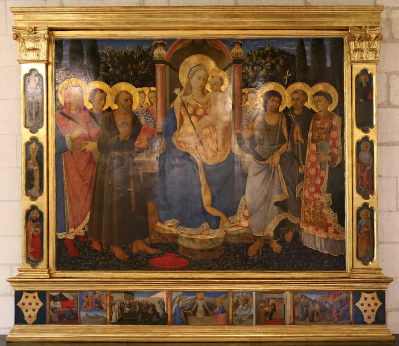 Retabel van Sint-Jerome - Zanobi Strozzi
