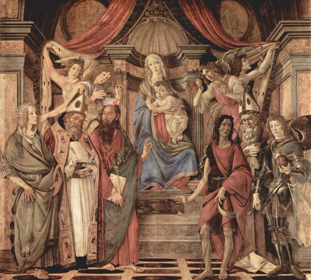 Retable de San Barnaba - Sandro Botticelli image 1 reproduction réalisée par Alpha Reproduction