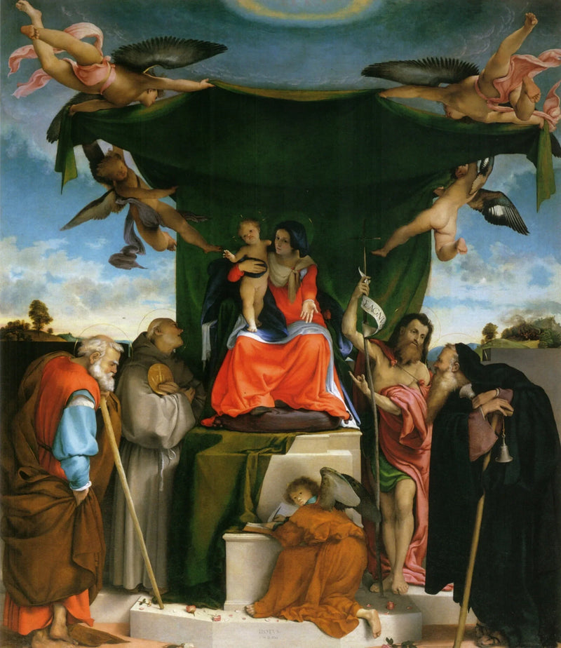 Retabel van San Bernardino aan Pignolo - Lorenzo Lotto