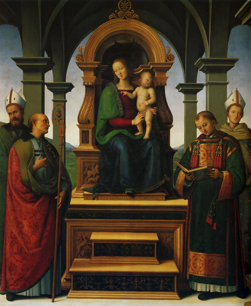 Retabel van de Decemviri - Pietro Perugino