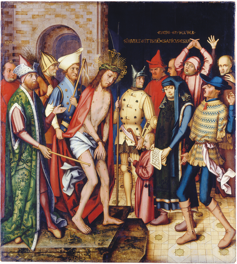 Dominicaanse altaarretabel van Frankfurt: Ecce Homo - Hans Holbein de Oudere