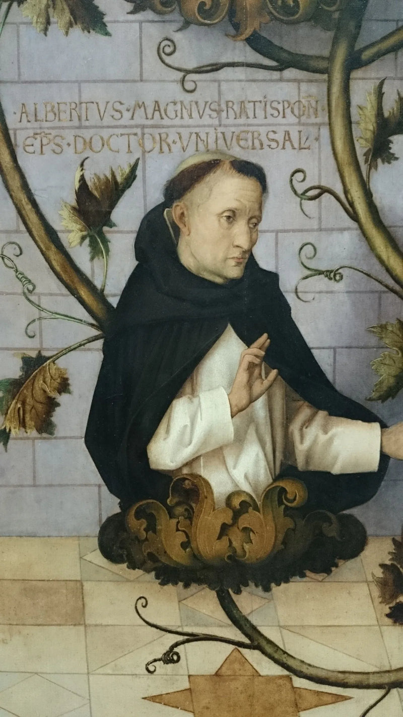Dominicaanse altaarretabel van Frankfurt: Orde van de Dominicanen (onderste deel) - Hans Holbein de Oudere