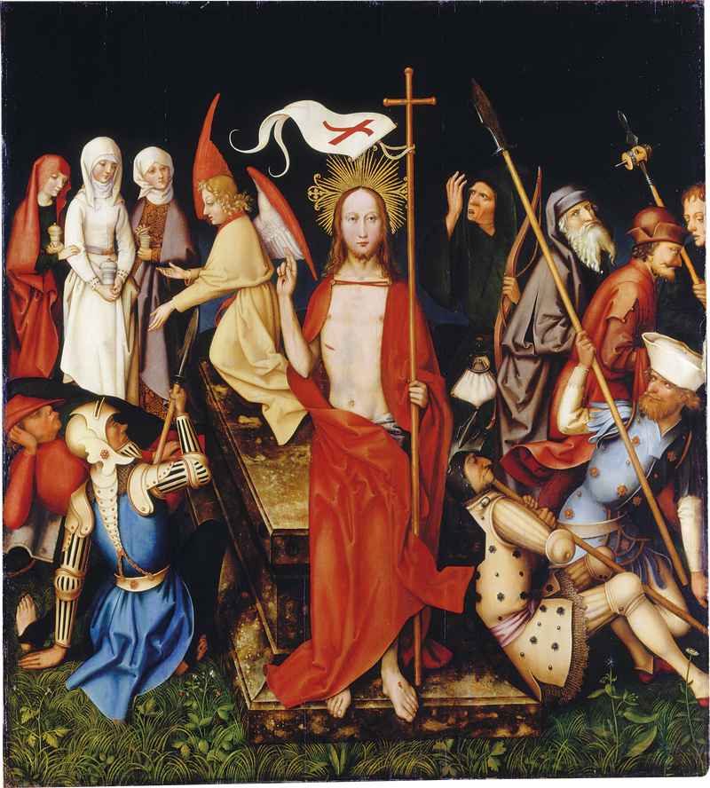 Dominicaanse altaarstuk uit Frankfurt: Opstanding - Hans Holbein de Oudere