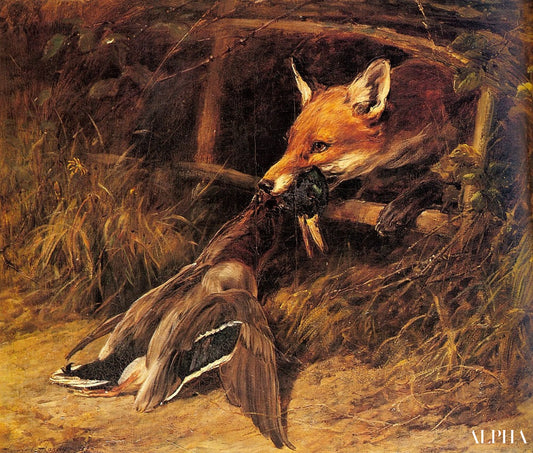 Retour à la tanière du renard, 1896 - Heywood Hardy - Reproductions de tableaux et peintures haut de gamme