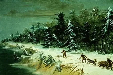 Terug naar Fort Frontenac met slee. Februari 1679 - George Catlin

Source:
Retour au fort Frontenac en traîneau. Février 1679 - George Catlin