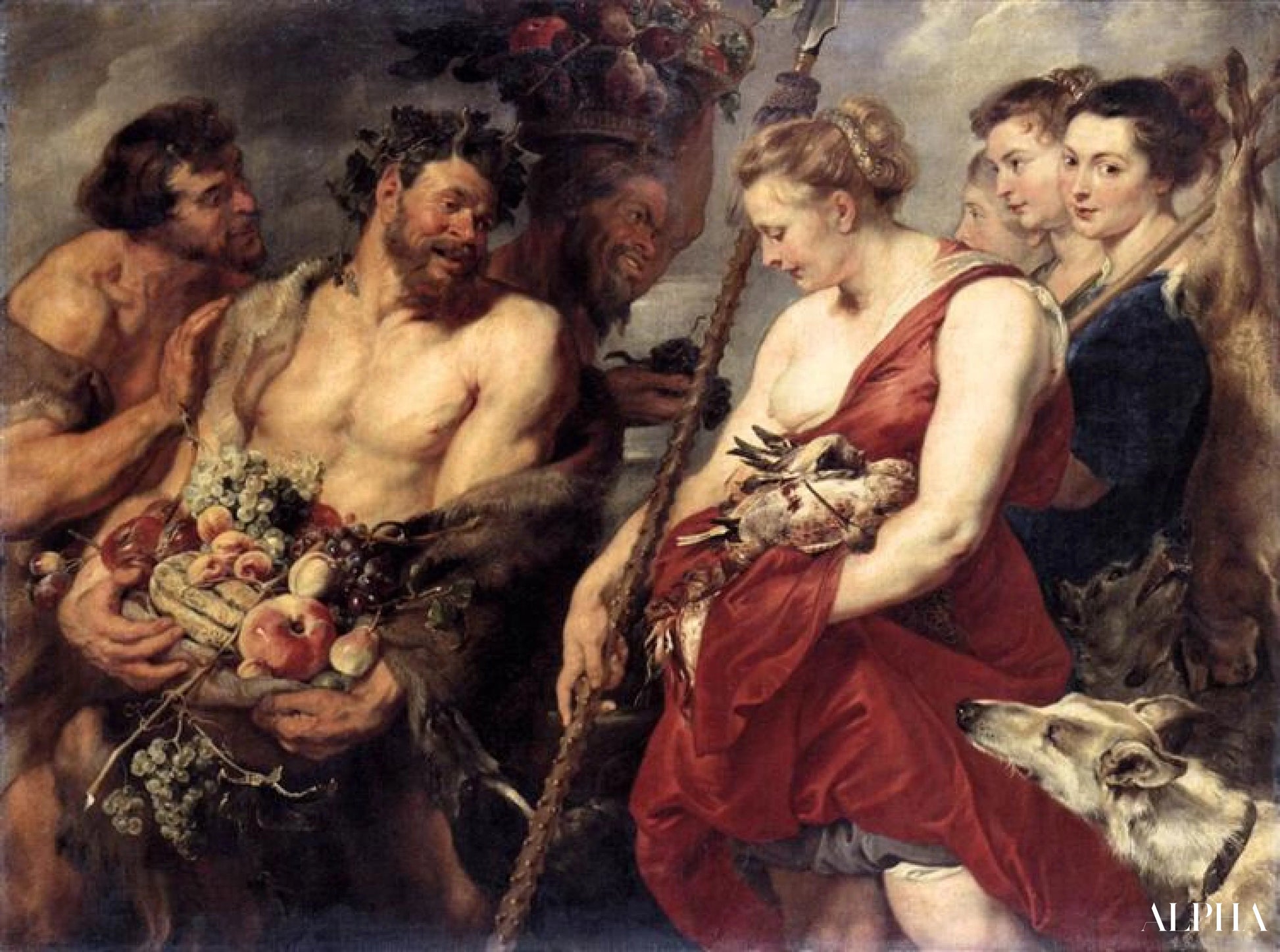 Terugkeer van Diana van de jacht - Peter Paul Rubens - Reproducties van schilderijen en hoogwaardige schilderijen