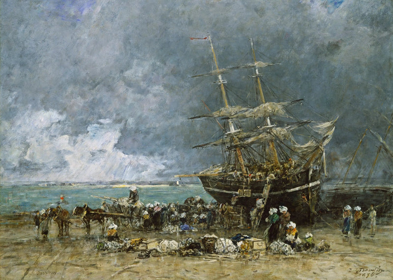Terugkeer van de Newfoundland - Eugène Boudin