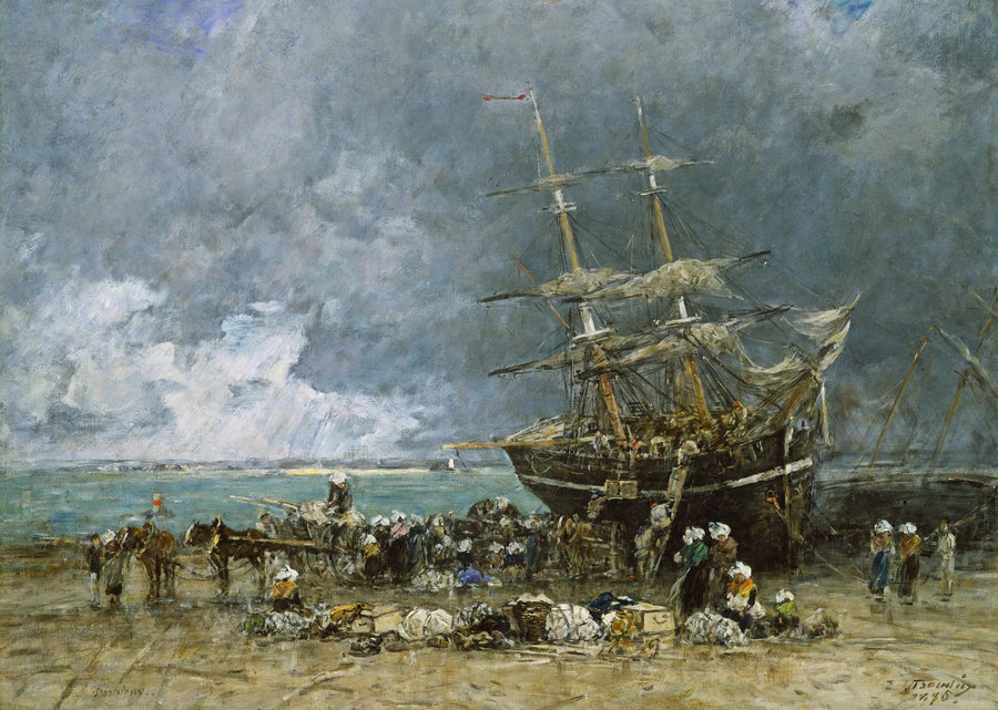 Terugkeer van de Newfoundland - Eugène Boudin
