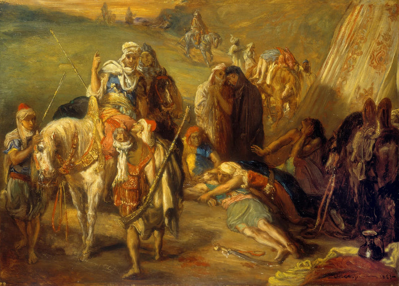 Terugkeer van de gewonden - Théodore Chassériau