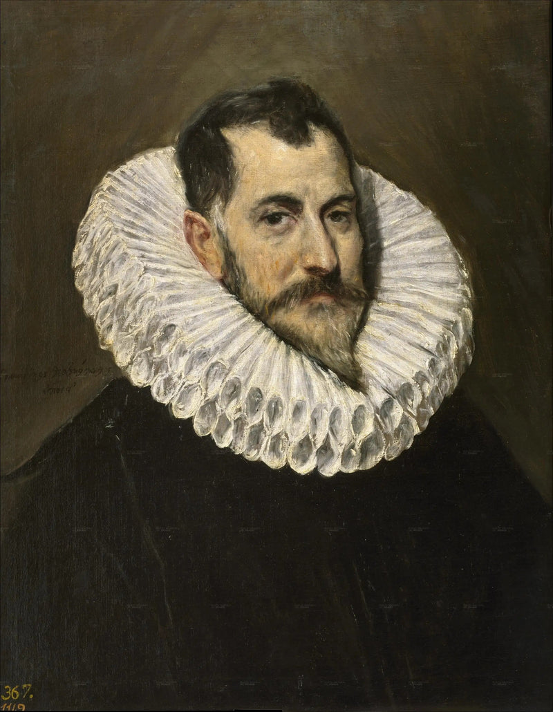 Portret van een minder bekende ruiter - El Greco