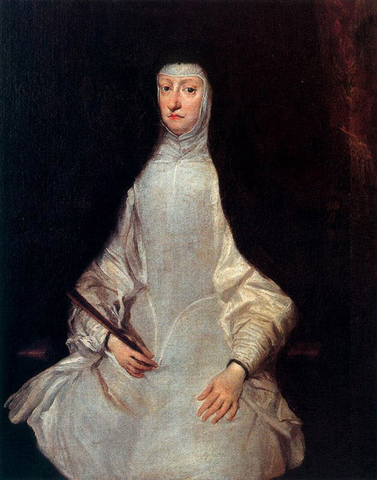 Retrato de la reina Mariana de Austria - Juan Carreño de Miranda