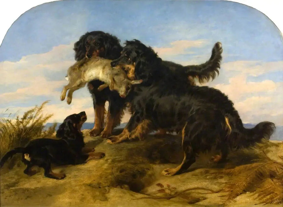 Retrievers met een haas - Edwin Henry Landseer

Source:
Retrievers avec un lièvre - Edwin Henry Landseer