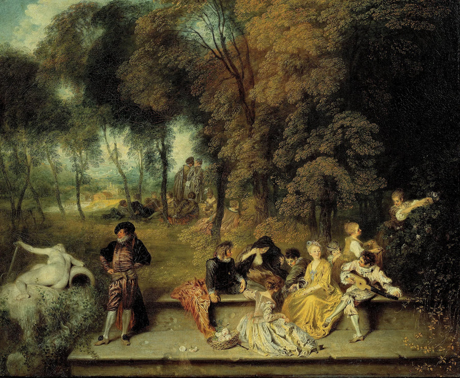 Buitenbijeenkomst - Antoine Watteau