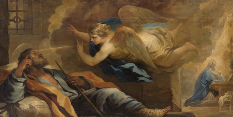 Droom van Sint-Jozef - Luca Giordano