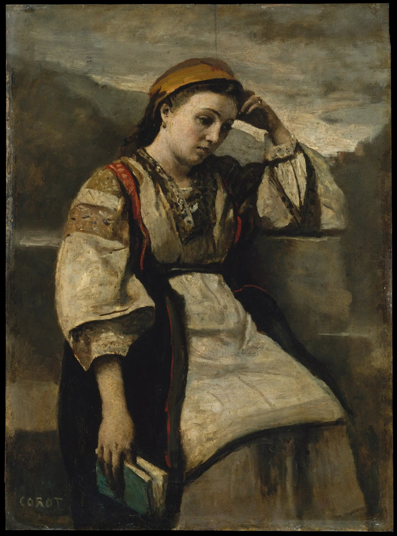 Droomlandschap - Jean-Baptiste Camille Corot