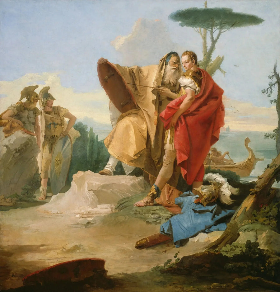 Rinaldo en de tovenaar van Ascalon - Giovanni Battista Tiepolo