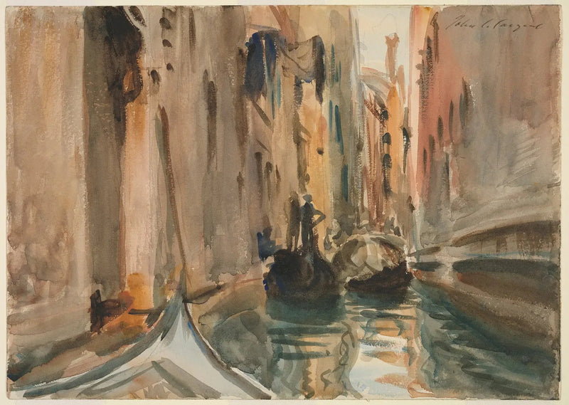 Rio di San Salvatore, Venetië - John Singer Sargent
