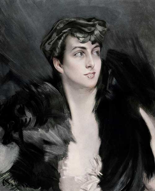 Ritratto (studio) - Giovanni Boldini image 1 tableau peint à l’huile sur toile