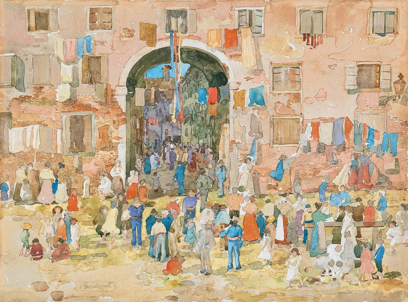 Riva degli Schiavoni, Castello (Venetië) - Maurice Prendergast

Source:
Riva degli Schiavoni, Castello (Venise) - Maurice Prendergast