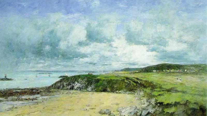 Rivage van Portrieux, Côtes-du-Nord - Eugène Boudin