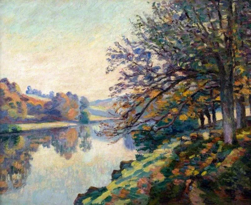 Rivieroevers, herfst - Armand Guillaumin