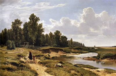 Rivière Ligovka à Konstantinovka près de Saint-Pétersbourg - Ivan Chichkine - Alpha Reproduction