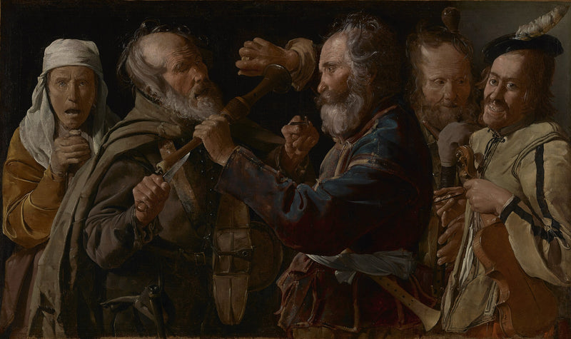Ruzie tussen muzikanten - Georges de La Tour