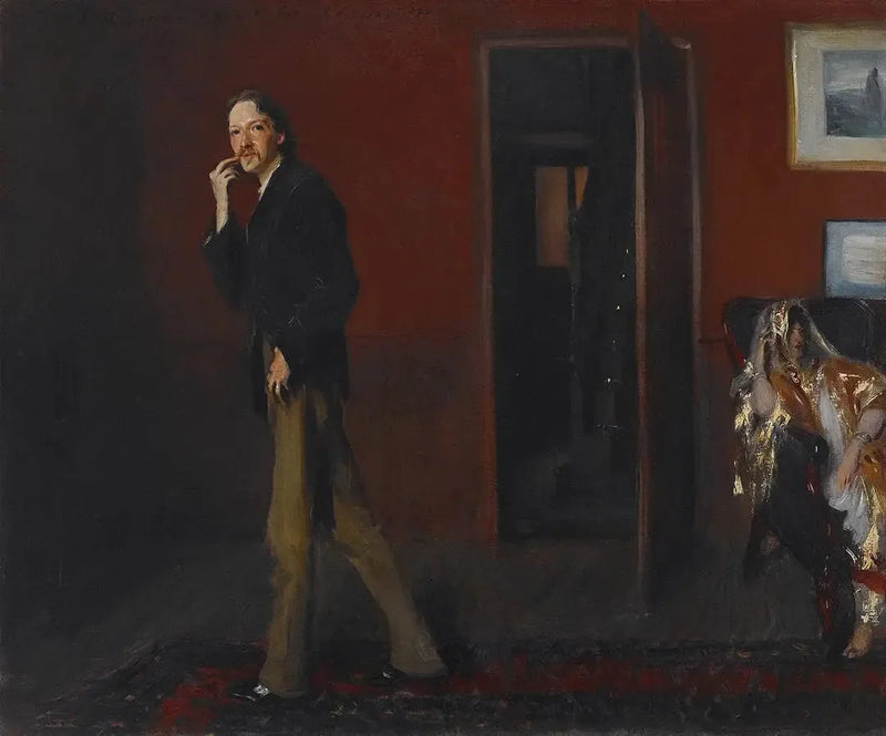 Robert Louis Stevenson en zijn vrouw - John Singer Sargent