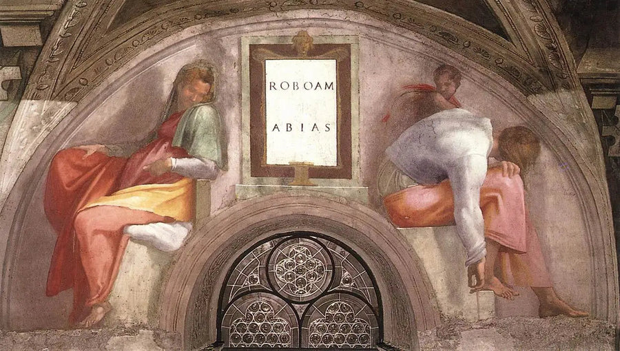 Roboam en Abia - Michelangelo