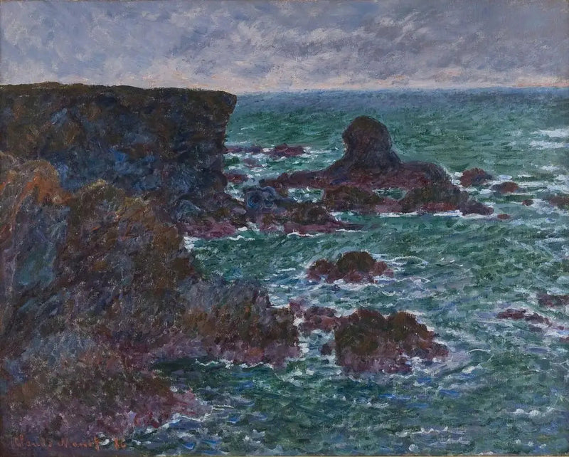 Rocher du Lion, rotsen bij Belle-Île - Claude Monet
