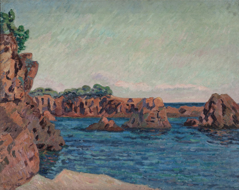 Rotsen bij Agay - Armand Guillaumin