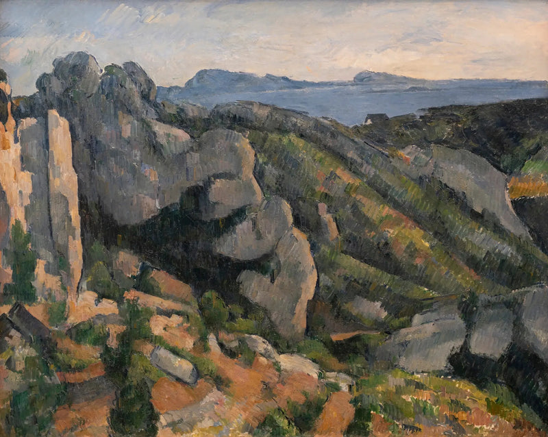 Rotsen bij l'Estaque - Paul Cézanne