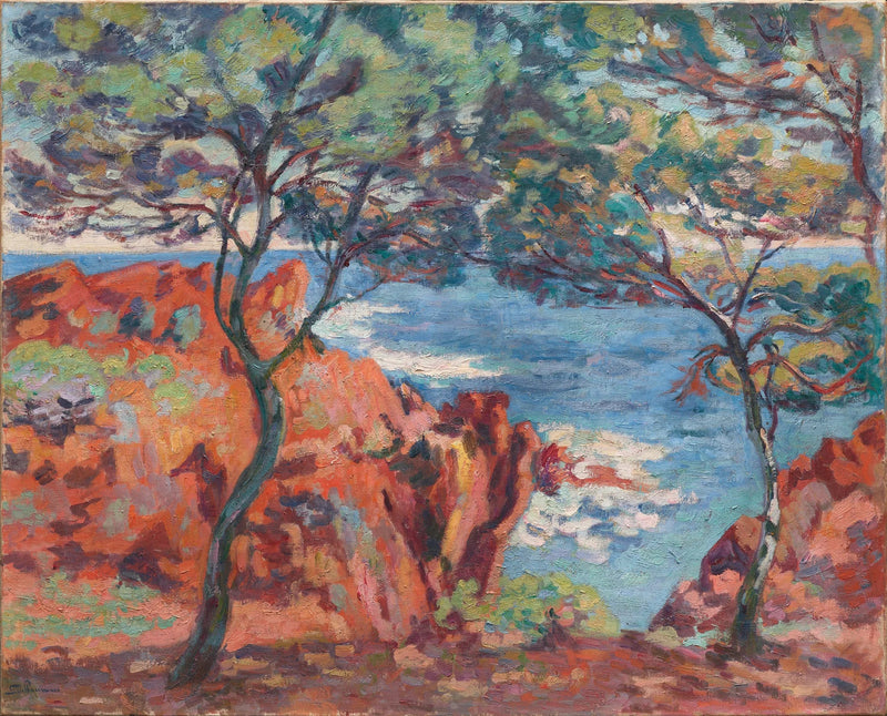 Rotsen van Île Besse, Agay - Armand Guillaumin