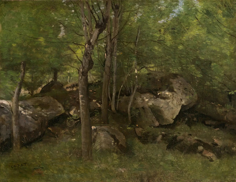 Fontainebleau Bosrots - Jean-Baptiste Camille Corot
