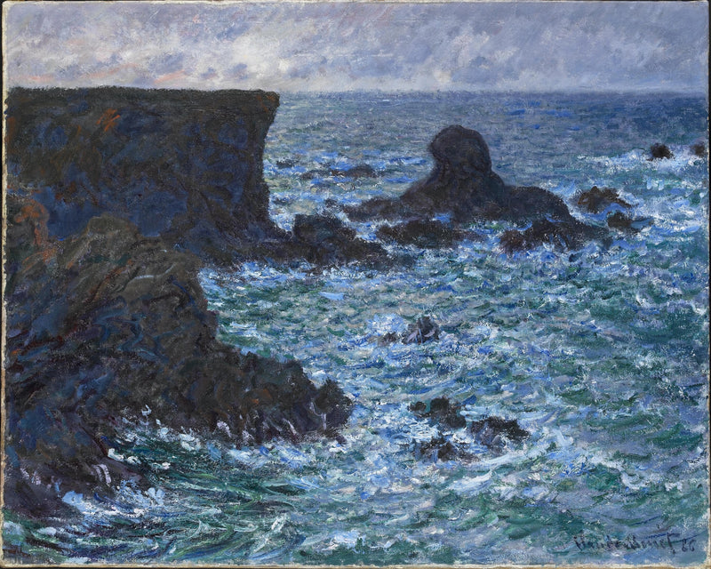 Rotsen in Port-Coton, Lion Rock W1091 - Claude Monet